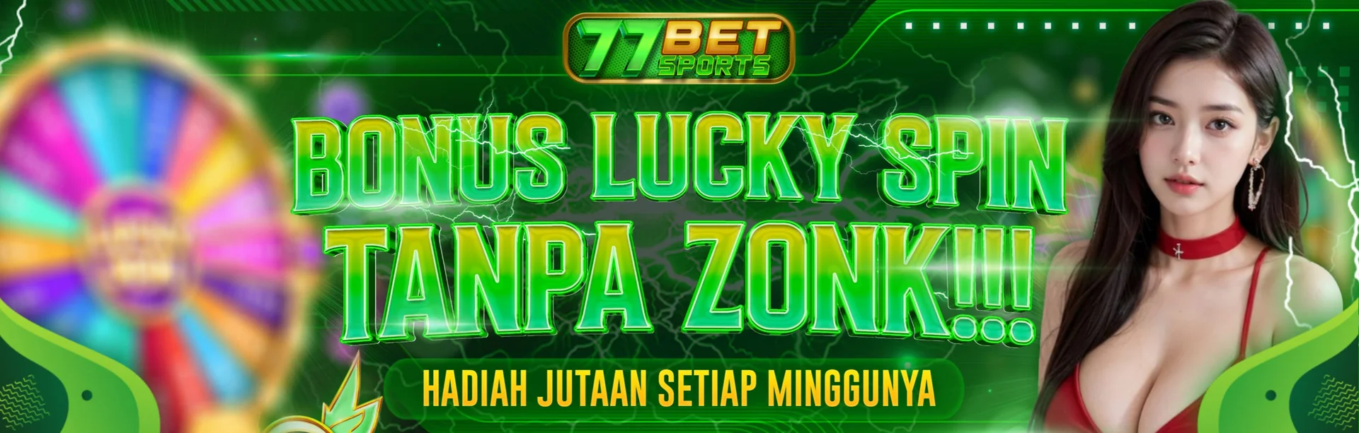 BONUS LUCKY SPIN HADIAH PULUHAN JUTA SETIAP MINGGUNYA