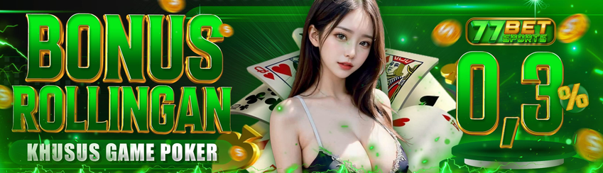 BONUS ROLLINGAN 0.3% POKER ONLINE